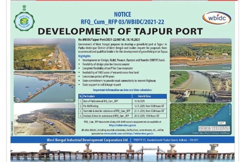 Rich results in Google SERP when searching for "Tajpur Port"